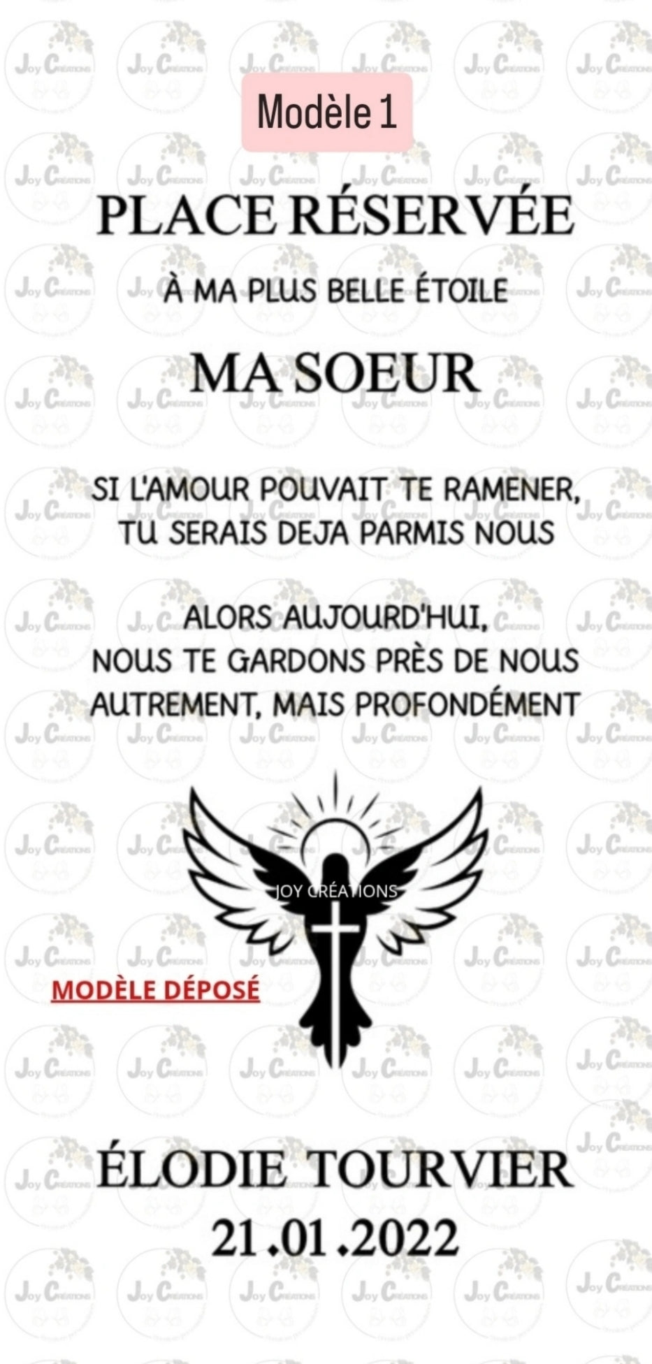 Drap commémoratif Prestige