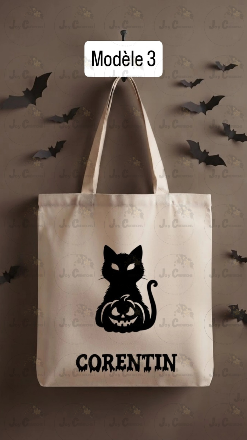 Tote bag Halloween personnalisé